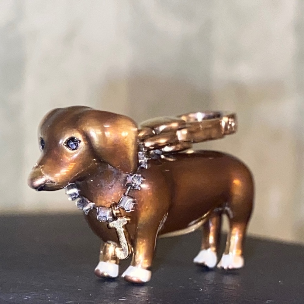Juicy Couture DACHSHUND Dog charm RARE Y2K